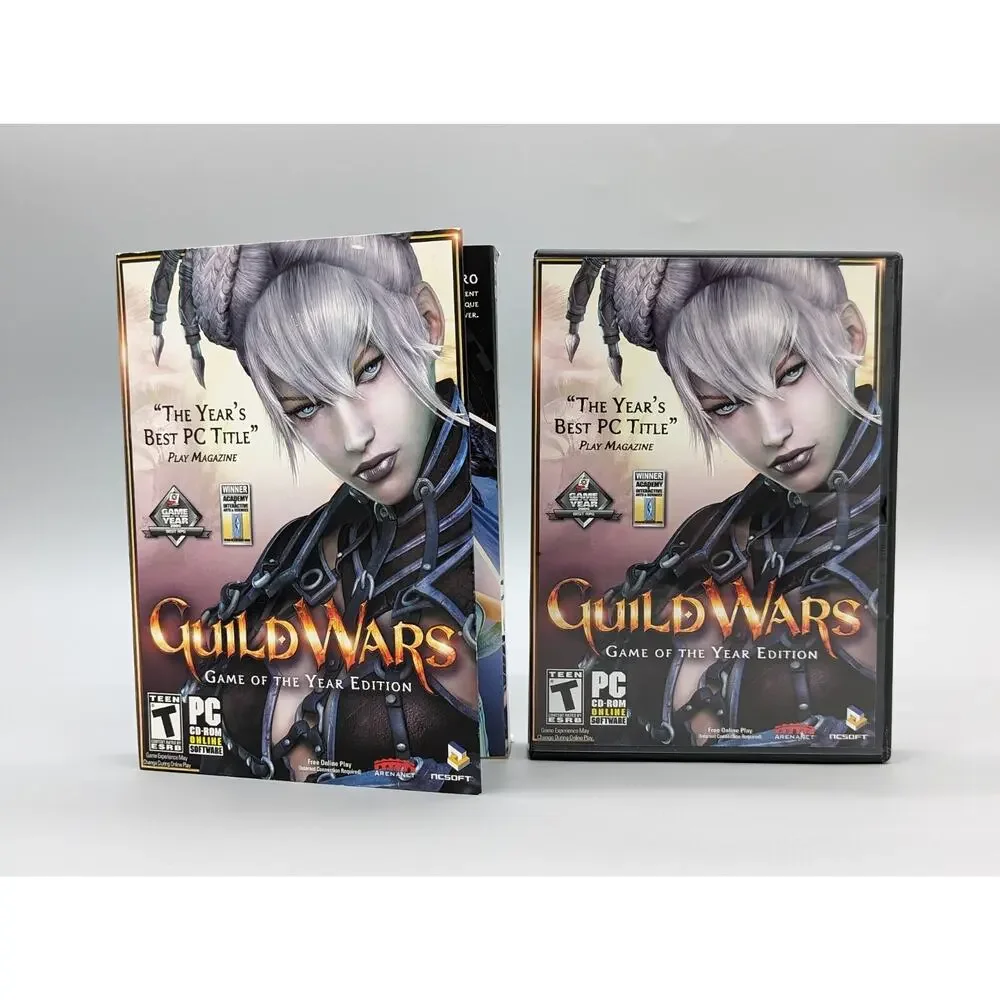 Guild Wars PC CD ROM Big Box Game & Installation Discs - No Manuals